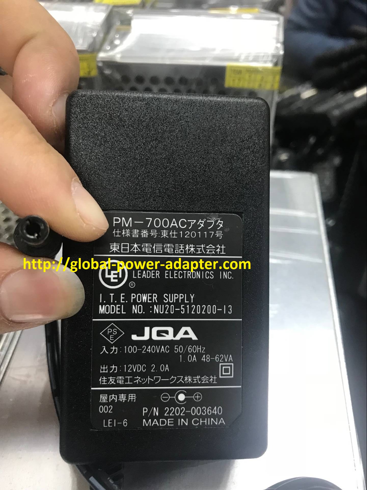 Brand NEW LEI NU20-5120200-13 AC DC Adapter POWER SUPPLY Brand NEW LEI NU20-5120200-13 AC DC Adapter POWER SUPPLY