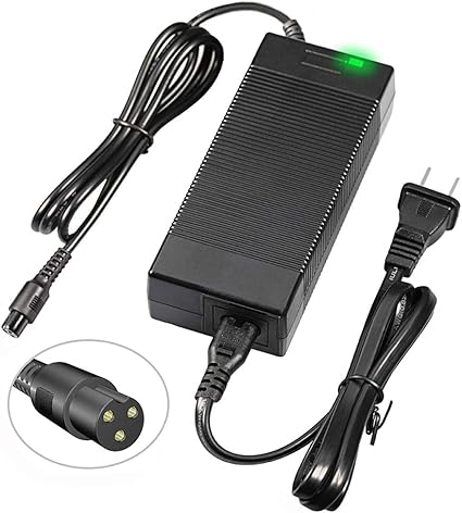 42V 2A Power Adapter 3-Prong Powerfast Inline Connector for 36V Pocket Mod,Dirt Quad,and Sports Mod 42V 2A Power Adapter 3-Prong Powerfast Inline Connector for 36V Pocket Mod,Dirt Quad,and Sports Mod
